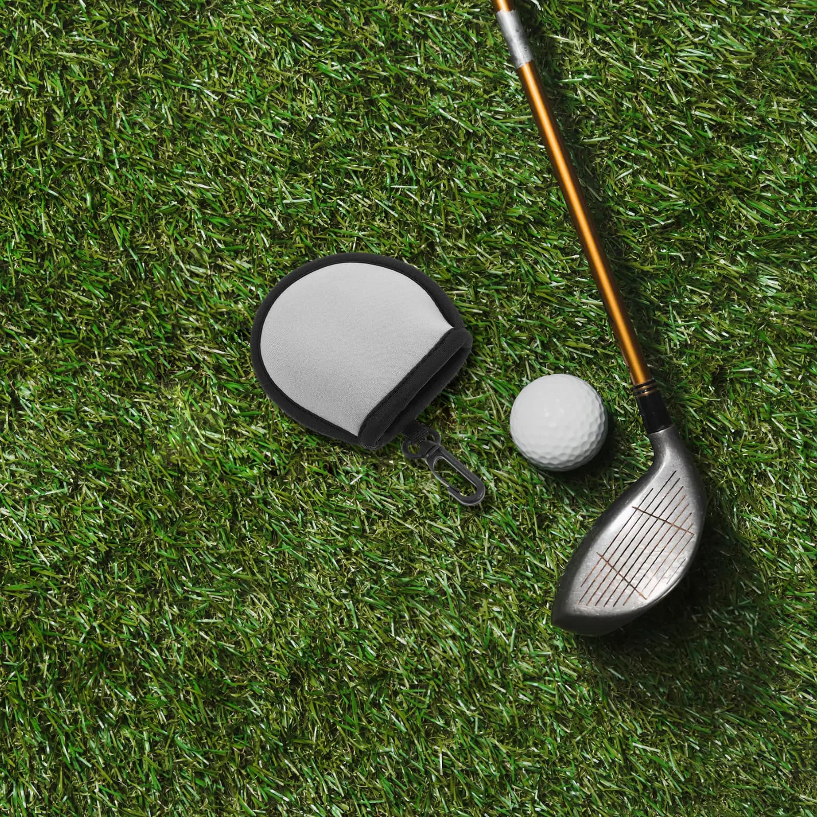 Custodia Protettiva Premium in Neoprene per Palline da Golf con Gancio per Sacca da Golf, Organizzatore Portatile per Palline per Sport all'Aperto e Pulizia