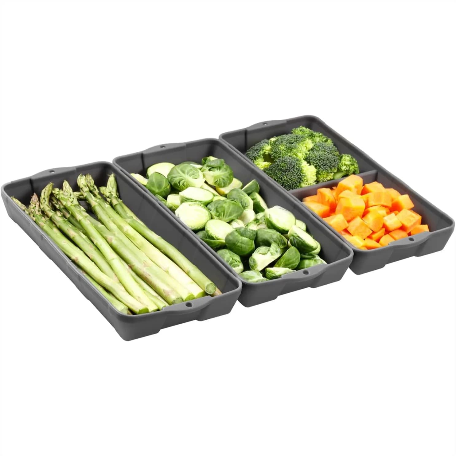 Set di Utensili da Forno in Silicone, Divisori Antiaderenti per Teglie da Forno e Friggitrice ad Aria, Facili da Pulire