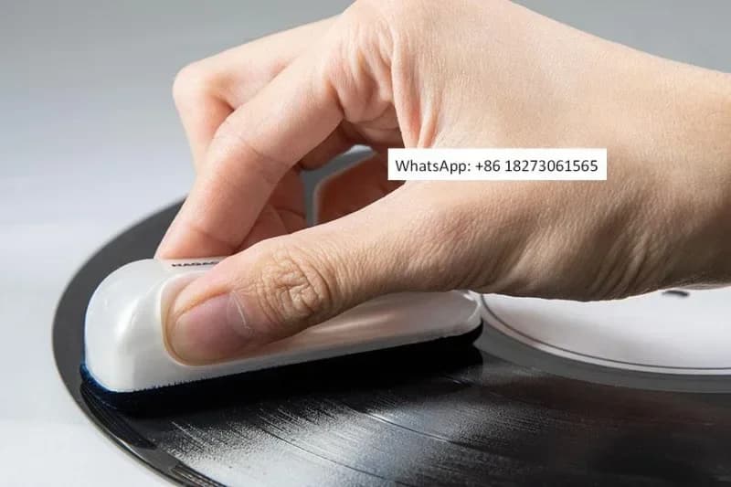 Nuovo giradischi in vinile originale di origine nagaoka, spazzola per la pulizia dei dischi Changgang 120LP con spazzola elettrostatica
