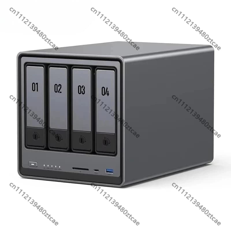 4 Bay Desktop NAS Pentium Gold 8505 5 Core CPU 4K 60Hz Network Attached Storage Diskless