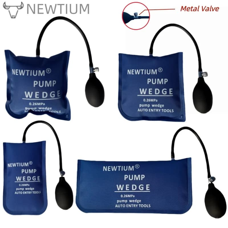 Kit di attrezzi automobilistici professionali con cunei per pompe ad aria, potente airbag gonfiabile per l'installazione e l'allineamento di porte e finestre