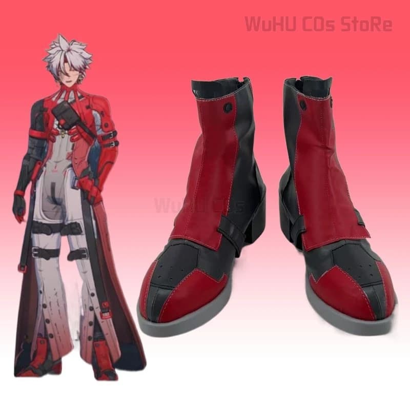 Game Wuthering Waves Scar Cosplay Shoes New scar shoes Boots Leather Pu Women's Boots Role Shoes for Halloween parties