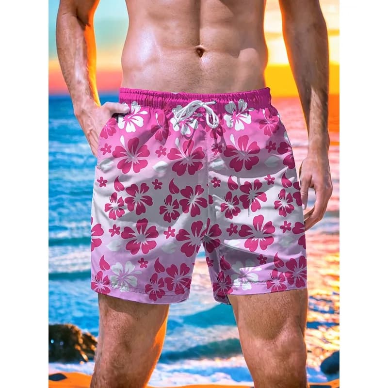 Nuovi Pantaloncini Casual da Donna 2026 con Stampa 3D a Petali, Pantaloncini Sportivi da Spiaggia Unisex per Bambini e Adulti