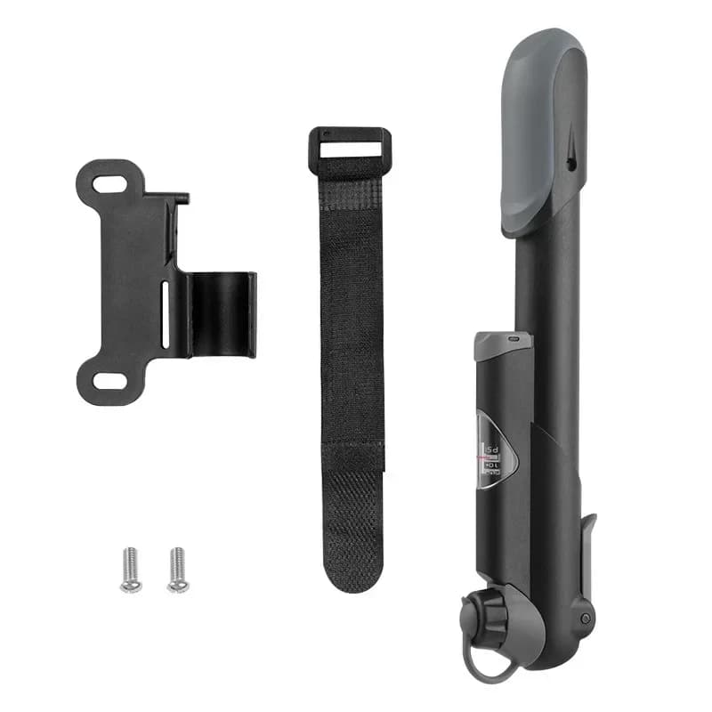 Pompa da bicicletta portatile Mini manometro dell'aria Pompa da mountain bike Valvola AV/FV esterna Gonfiatore d'aria per bici MTB
