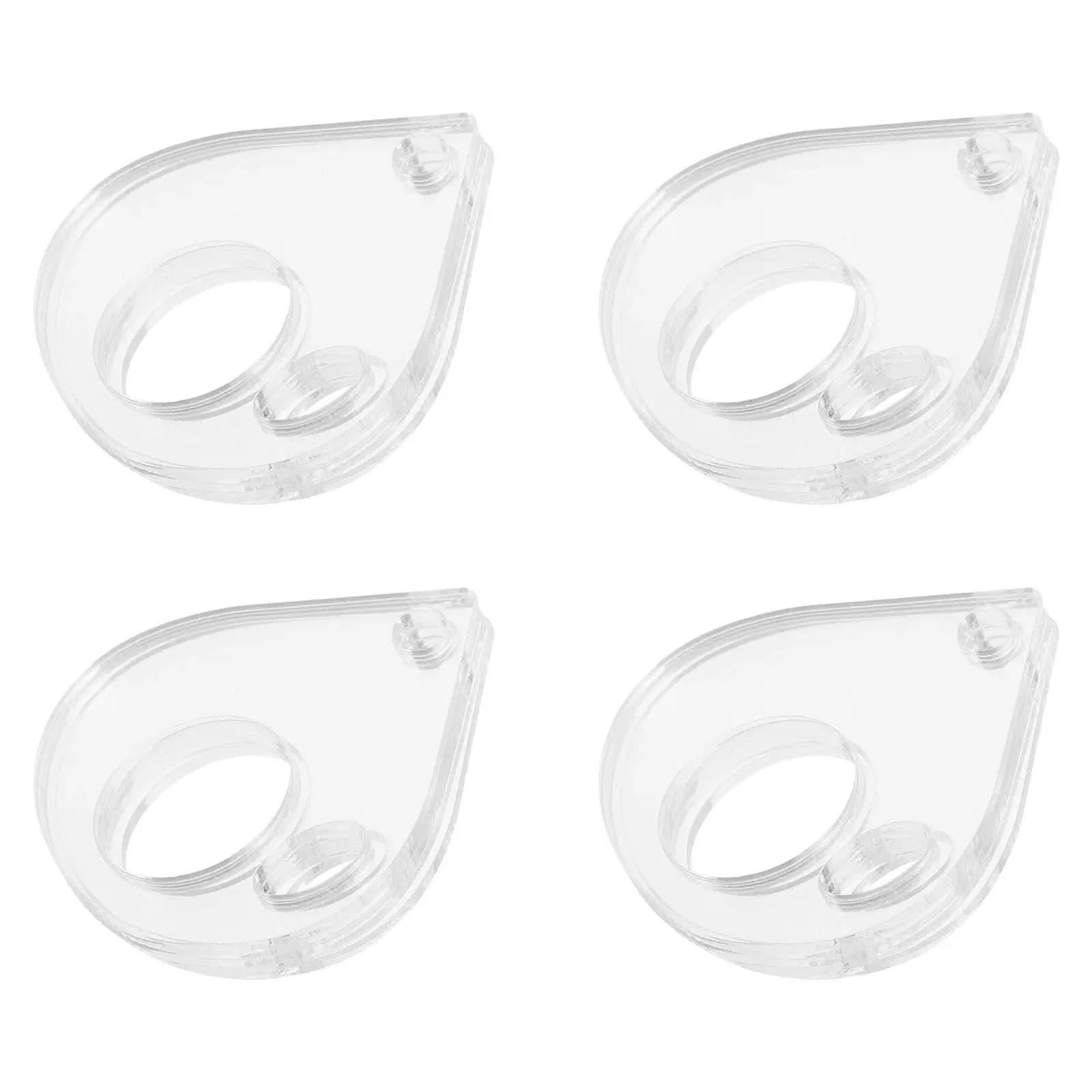 20 Pezzi Bobine Trasparenti in Acrilico per Filo da Ricamo, Organizzatore per Fili, Scatola Portaoggetti per Punto Croce e Cucito, Accessori per Artigianato