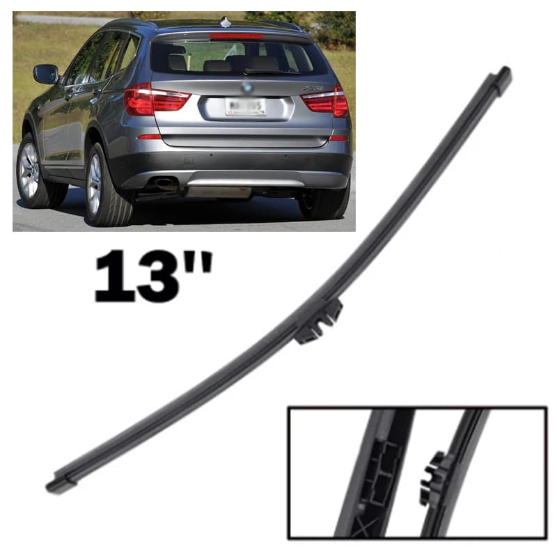 Spazzola tergicristallo posteriore da 13 "per BMW X3 F25 2011 - 2017 parabrezza parabrezza pulito portellone finestra spazzola antipioggia per auto