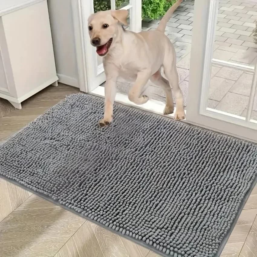 Tappetini Assorbenti per Zampe di Cani, Antiscivolo, Lavabili, ad Asciugatura Rapida in Microfibra, Accessori per Animali Domestici