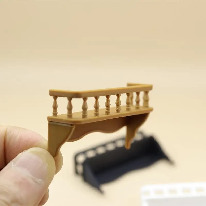 ''Dollhouse Wall Mounted Storage Rack 1Pcs 1 12 Scale Miniature Shelf Decorative Organizer for DIY Room Scene