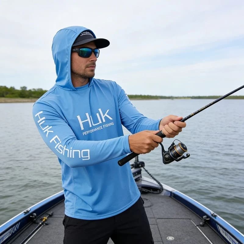 hooded Fishing Shirts Long Sleeve Uv Protection Man Outdoor Summer Camouflage Moisture Wicking Jersey Fishing Apparel