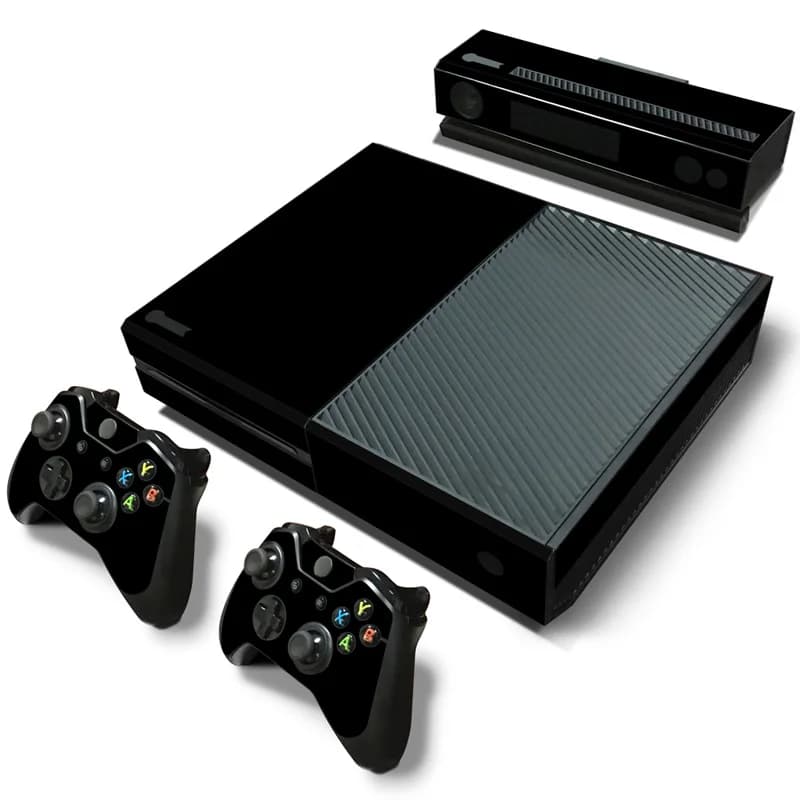Adesivo skin serie smerigliato elettrolitico in fibra di carbonio per Console One accessories XBOX + 2 controller skin
