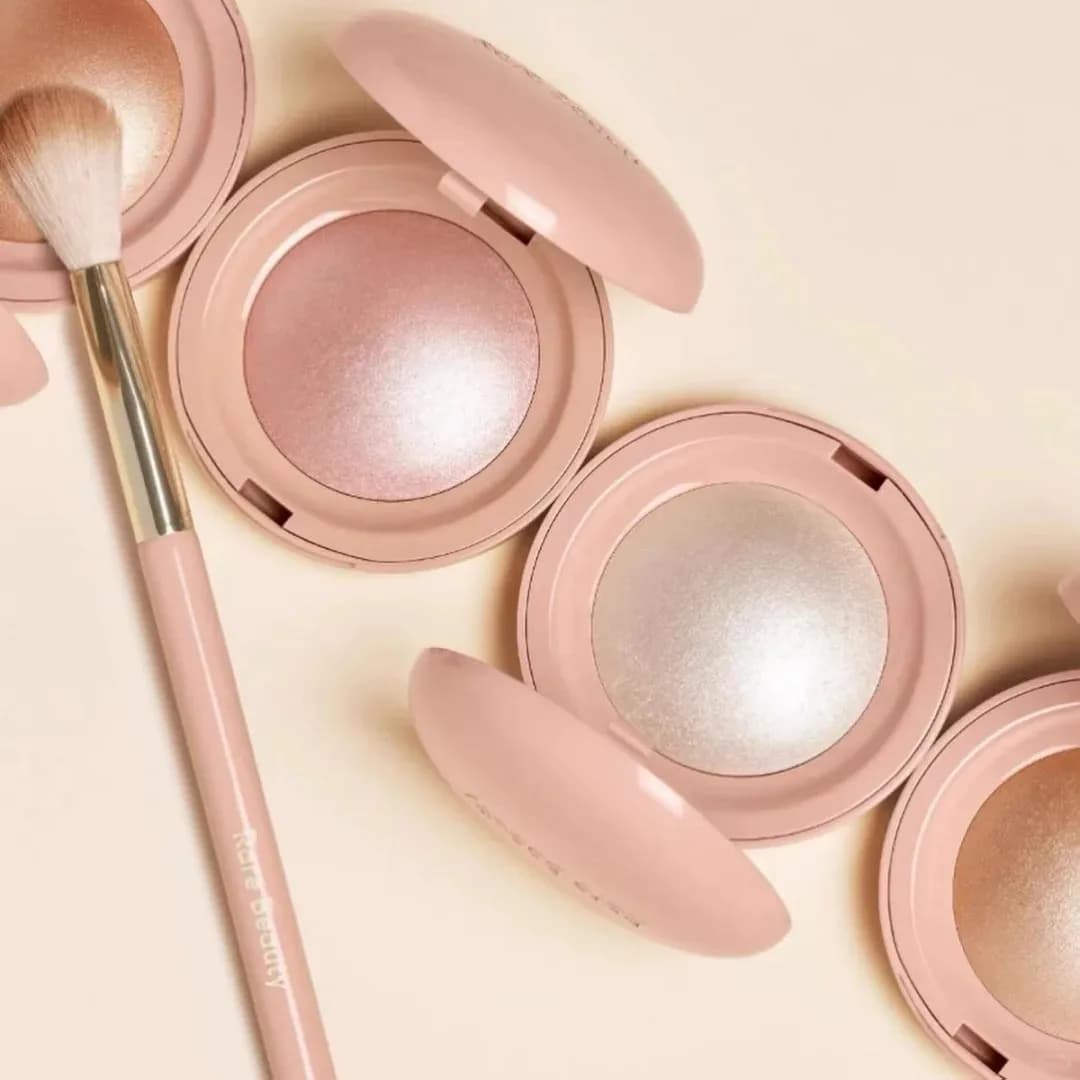 Rare Beauty Illuminante in Polvere e Blush Effetto Luminoso Impermeabile a Lunga Durata Illuminante Viso Naturale Liquido Illuminante