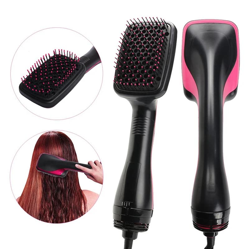 Multifunction Electric Hair Dryer, Air Cooler Travel Brush, Professional Tool for Leasing and Hairstyle