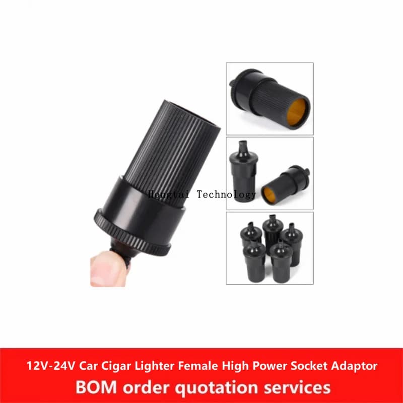 Presa femmina per accendisigari per camion per auto 12V-24V ad alta potenza per adattatore per presa in linea per aspirapolvere con pompa gonfiabile