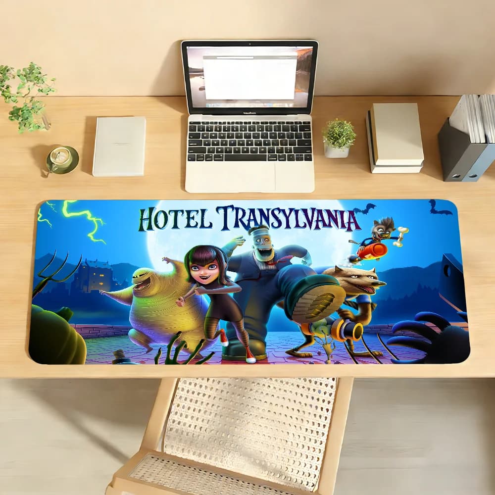 Tappetino per mouse Movie H-Hotel Transylvania, tappetino per mouse in gomma antiscivolo per computer portatile, tappetino per mouse per giocatori, decorazione per scrivania