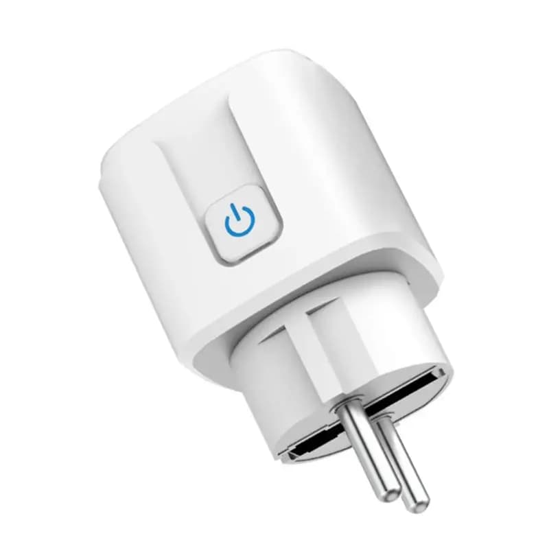 Intelligent B27B EU socket with WiFi Tuya and Bluetooth, 16A Energy Monitor Switch with Timer Function