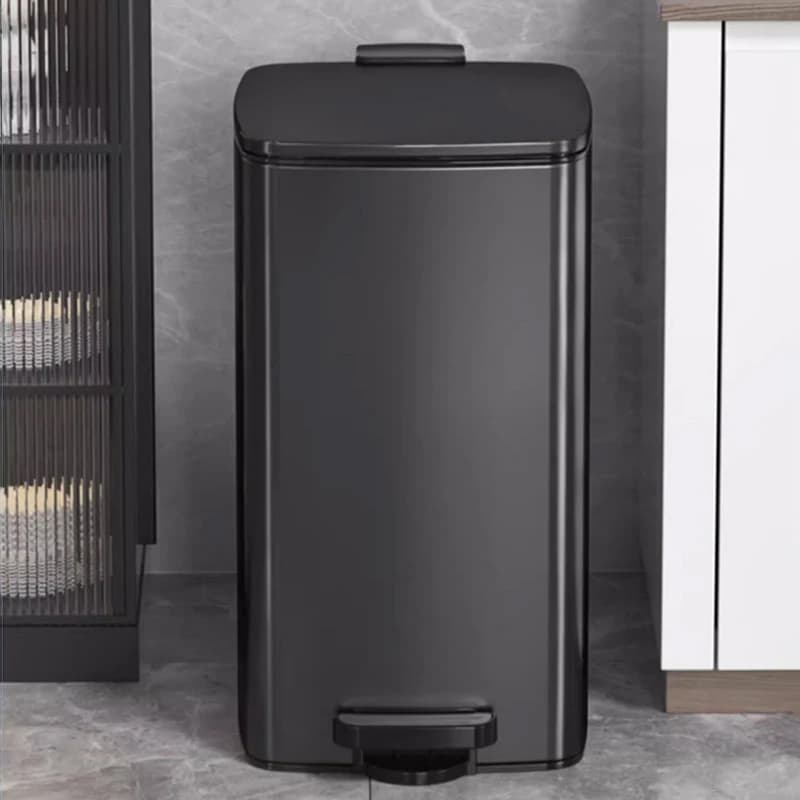 Bidoni per rifiuti a pedale Smaltimento dei rifiuti alimentari Bidone della spazzatura Cucina Contenitori per lettiere di lusso Recycle Pulizia Pattumiera Accessori per il bagno di casa