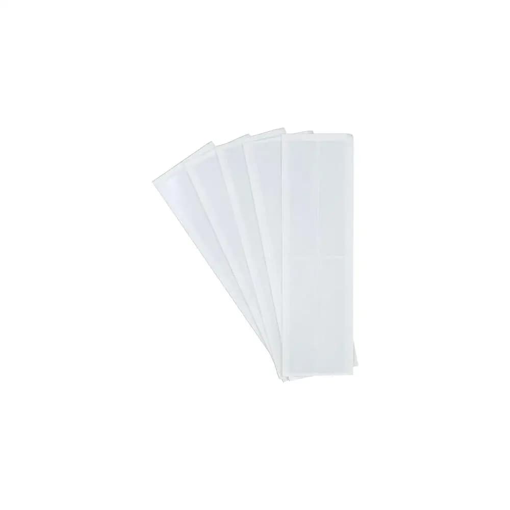 Tasche per etichette in plastica da 20 pezzi Piccoli porta etichette autoadesive Tasche per schede trasparenti trasparenti per archiviazione Organizzare