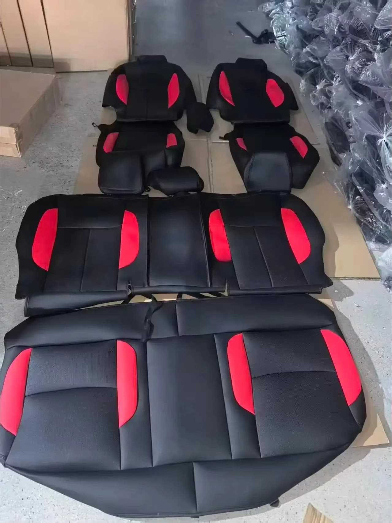 Custom Made for Car Accessories Seat Covers for 5 Seat Covers Luxury Leather Fit for CRV Accord HRV HR-V Hilux Aygo