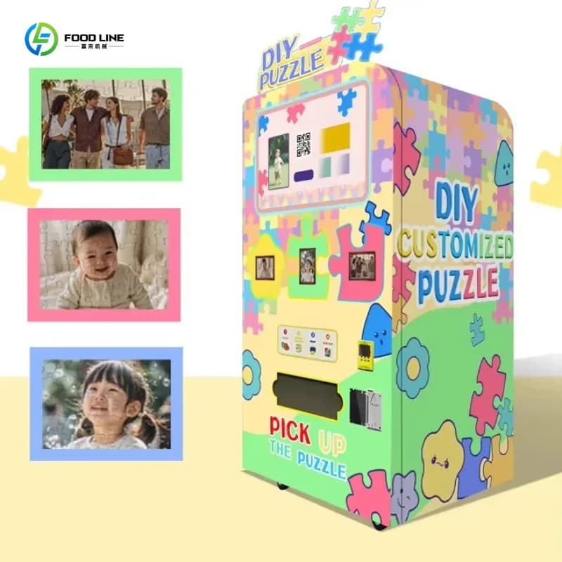 Nuova Macchina Fotografica Personalizzata per Puzzle con Sistema di Pagamento con Carta di Credito e Funzione Self-Service