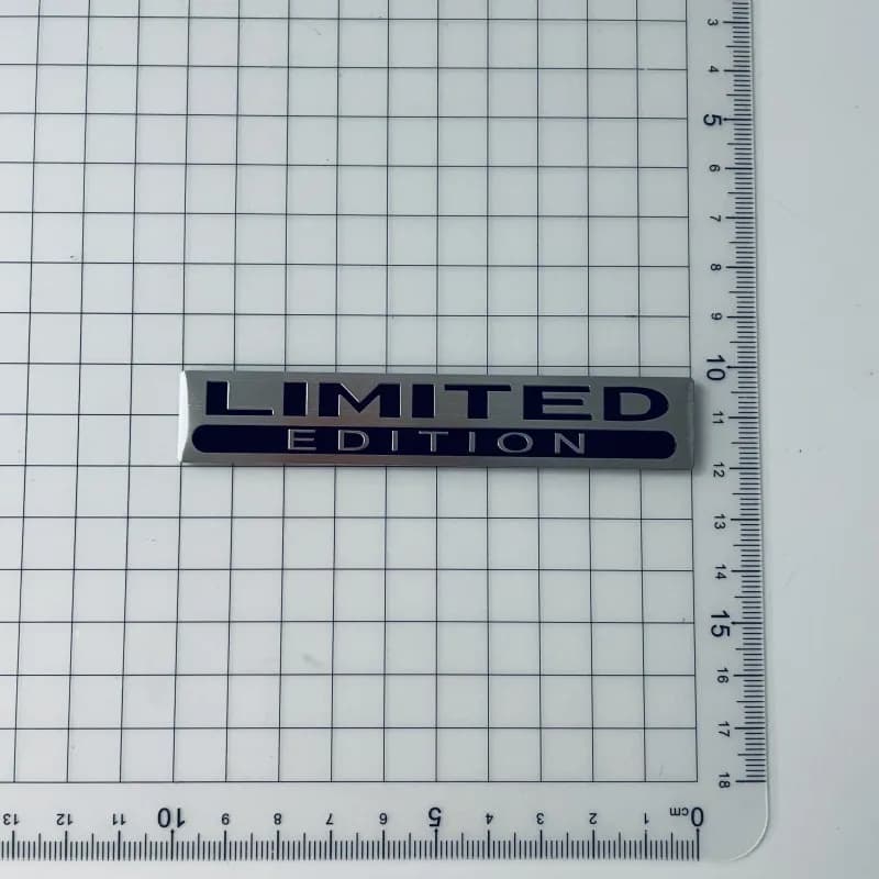 2 pieces in metal in limited edition 3D sticker for badge body shop luggage mudguard emblem decal bike car accessory