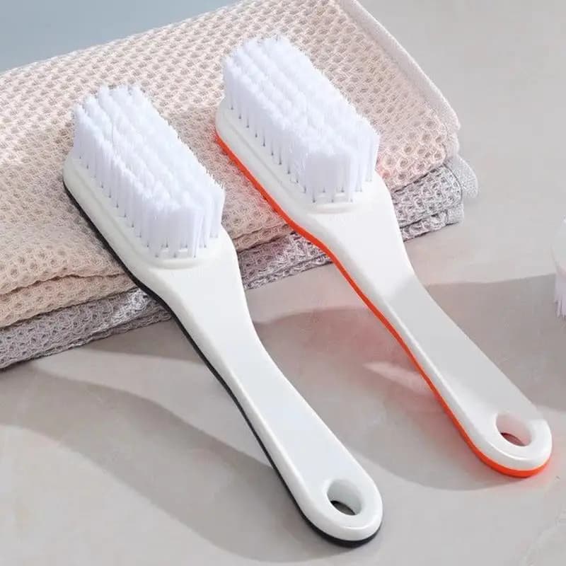 Spazzola per scarpe Spazzola per scarpe morbida Impugnatura ergonomica professionale Smacchiatore facile da tenere per tappeti da ginnastica Bagno Lavanderia Famiglia