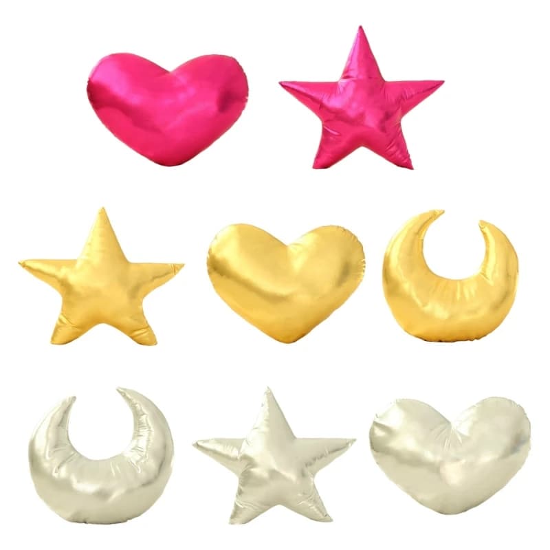 Cuore Stella Luna Cuscino da Fotografia all'aperto Campeggio Portatile A0KC
