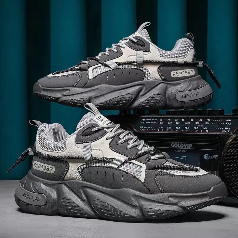 Nuove Scarpe Sportive Estive da Uomo, Sneakers Traspiranti Versatili con Rialzo, Comode Scarpe Allacciate, Tenis Masculino