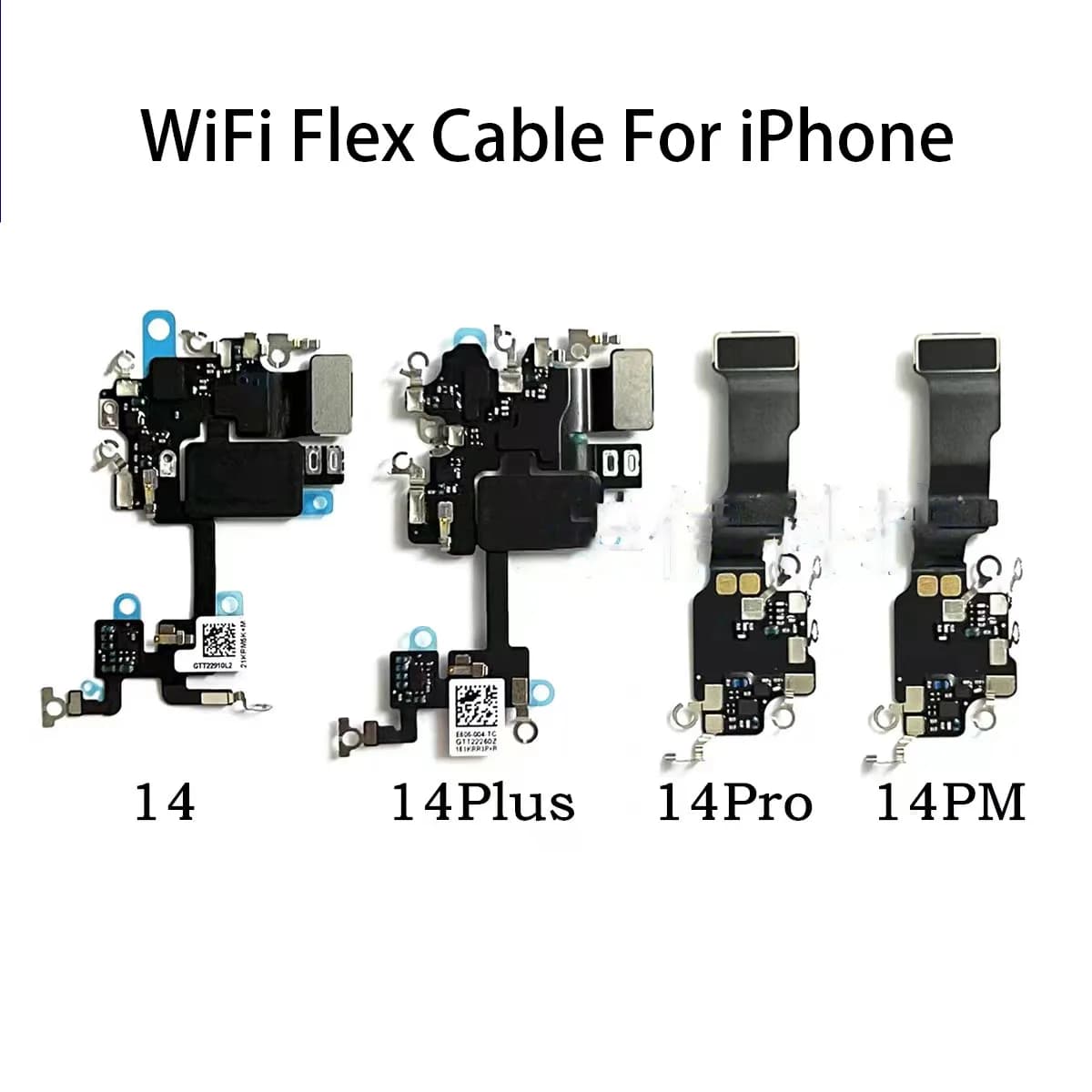 Per la sostituzione del nastro del cavo flessibile del segnale dell'antenna WiFi per iPhone 14 Plus Pro Max