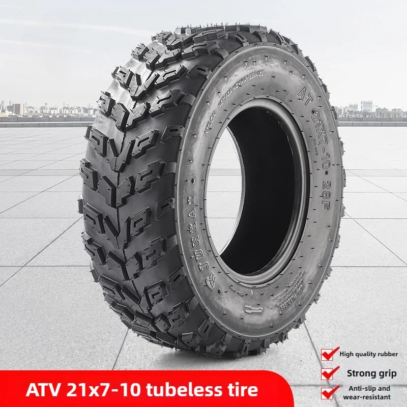 Pneumatico per vuoto fuoristrada 21X7-10 per moto a quattro ruote fatto in casa ATV Beach Car Go-kart Accessori 10X5.5 Pneumatico