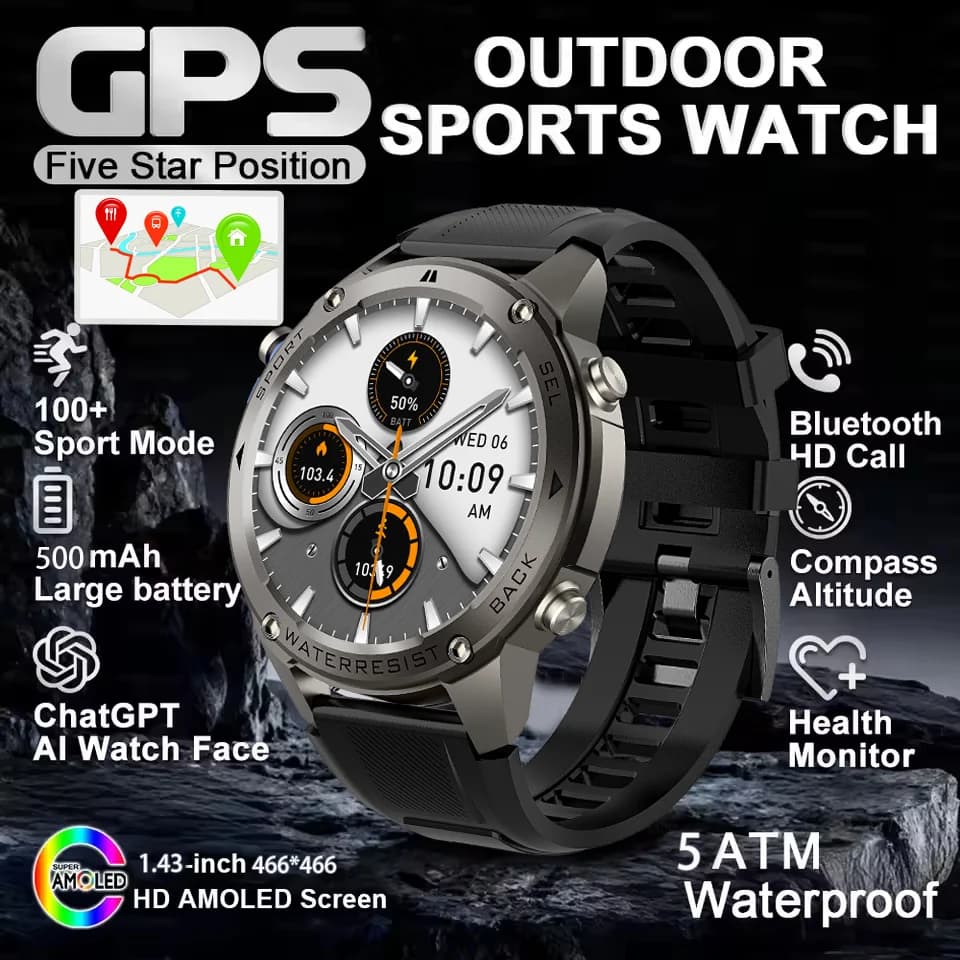 2025 NEW Smart Watches HD Screen Waterproof Fitness Tracking Outer Compass Man Woman Sport Smartwatch Fashion Gifts For Men
