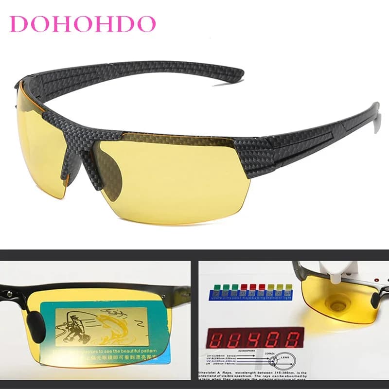 2026 Sports Polarized Sunglasses Woman Anti-Glare UV400 Driving Classic Shades Man Day And Night Vision Outdoor Sports Goggles