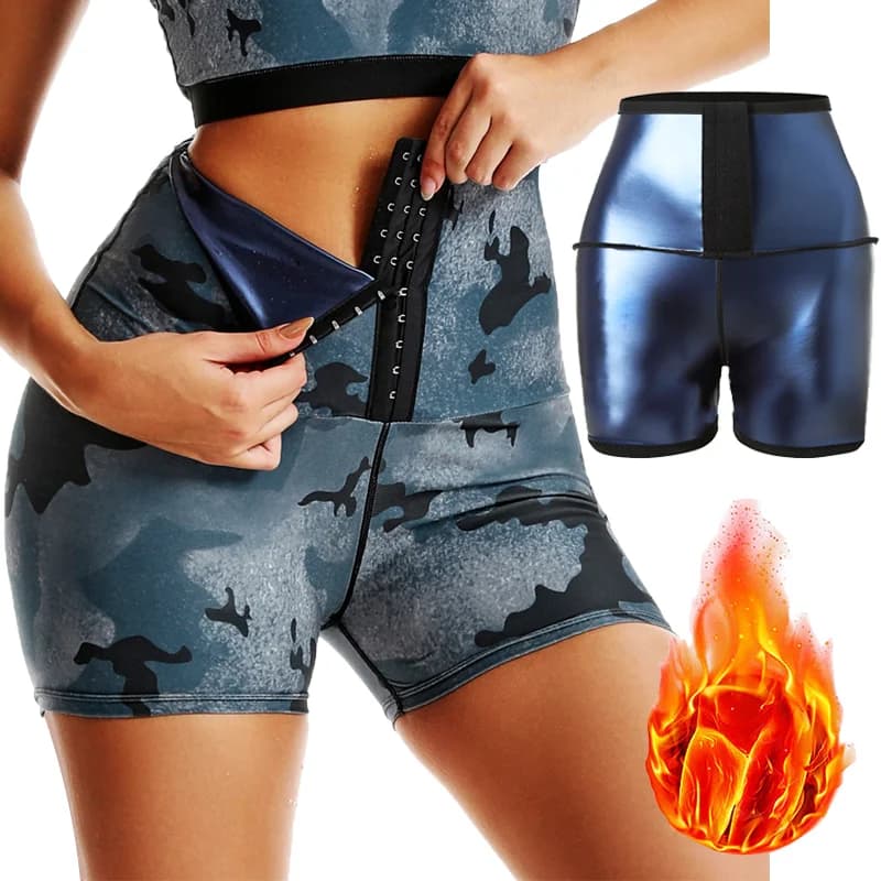 Slimming sauna sweater Shorts for slimming sweat Burning fat Waist Trainer Fitness Exercise Fitness gym for women sportswear