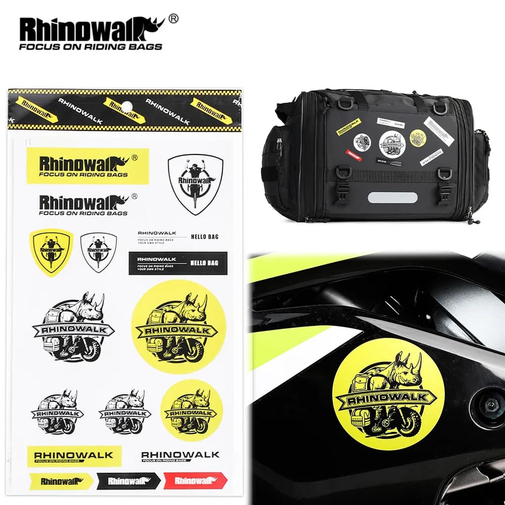 Rhinowalk stickers bike decals auto bike helmet Tank Racing Sponsor Logo Set for KTM YAMAHA Kawasaki Suzuki Honda BMW