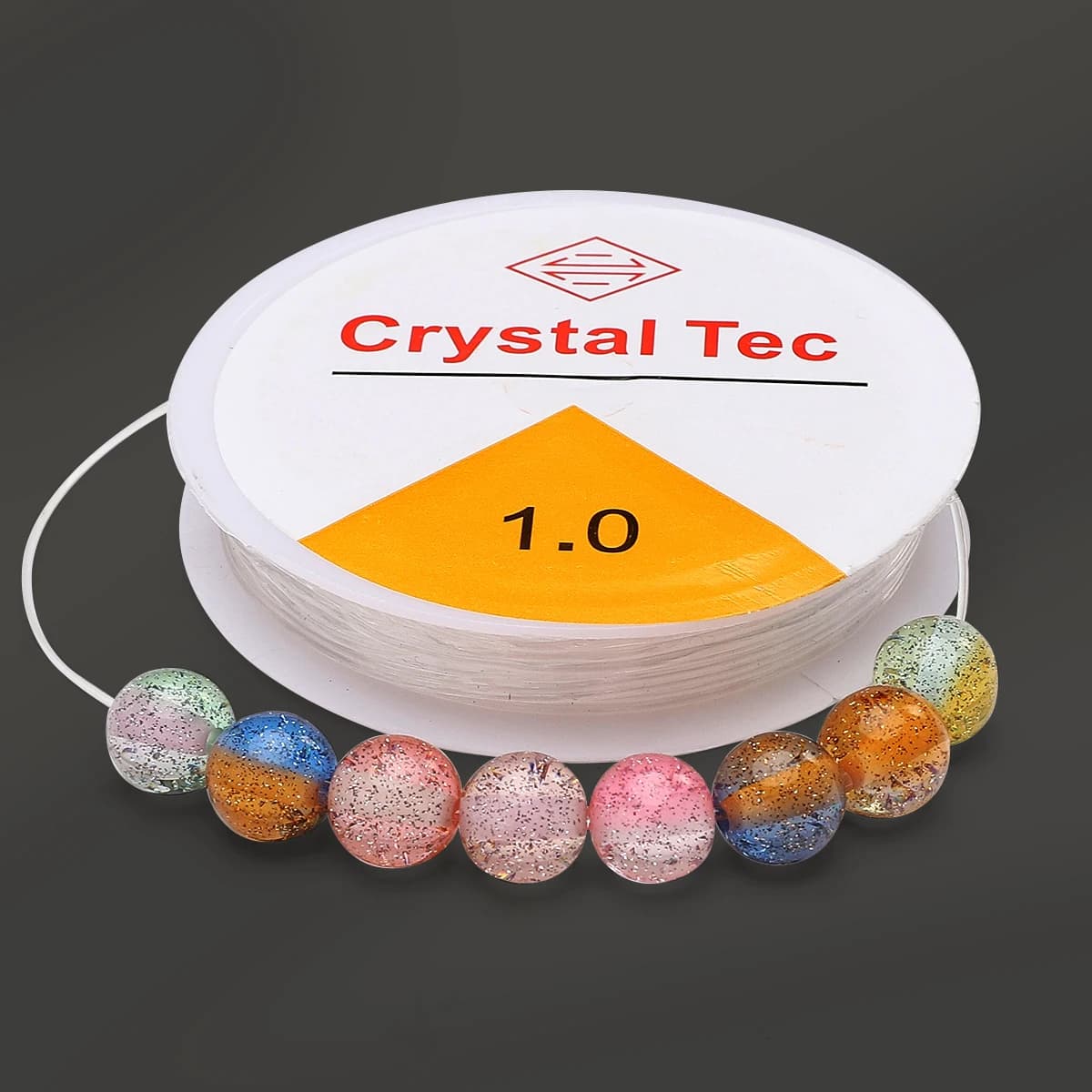 Filo elastico in cristallo 0,4-1,0 mm, cordoncino gioielli ad alta resistenza per braccialetti e collane fai da te, rotolo da 15–110 m, ideale per creazioni di gioielli