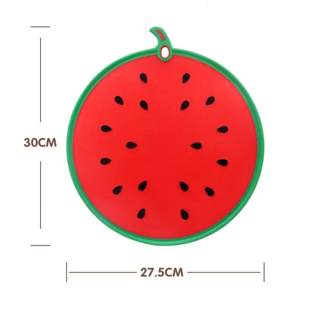 Tagliere in plastica sicura a forma di frutta Taglieri addensati antiscivolo Materiale sano Gadget da cucina antibatterico per bambini