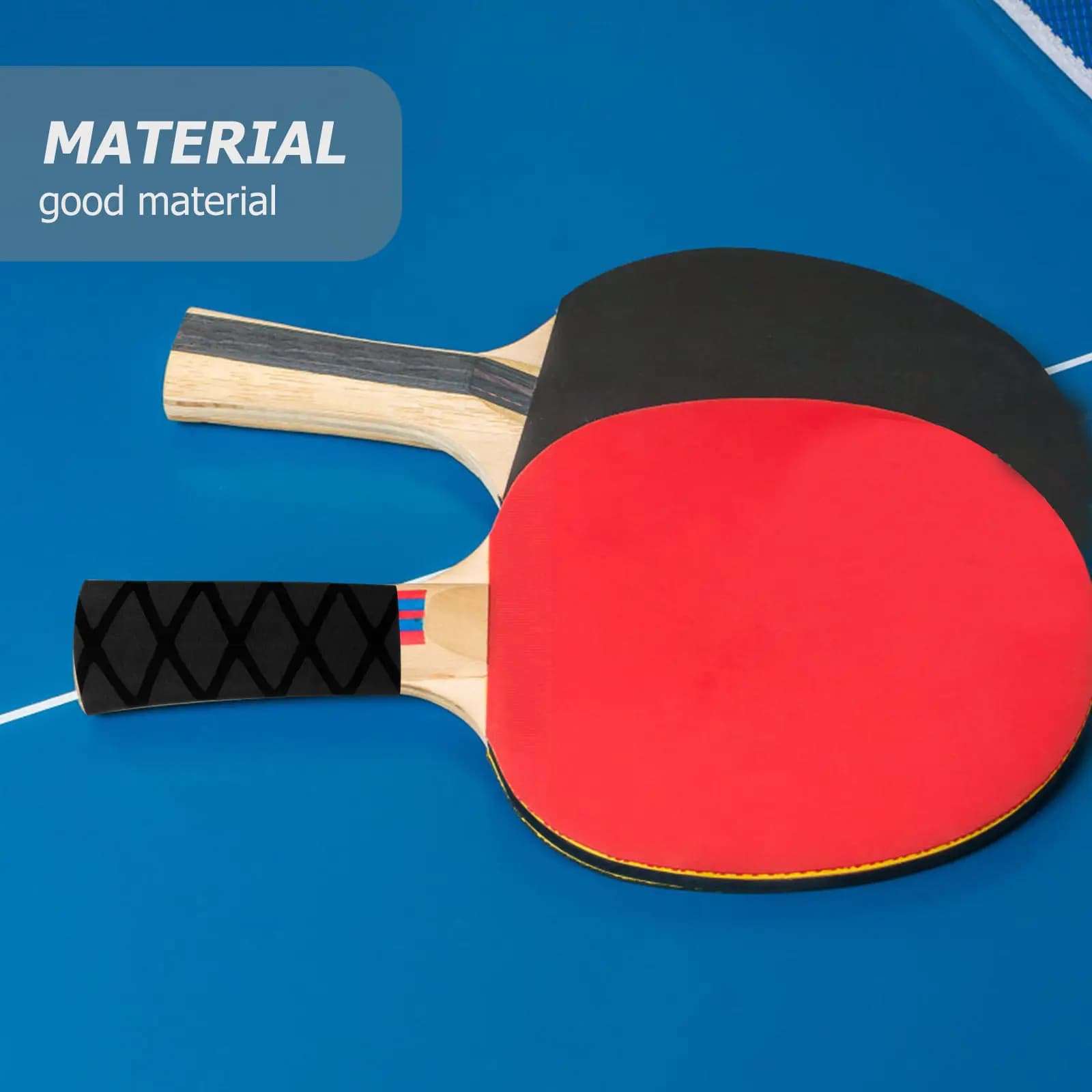Manicotto Elastico Antiscivolo per Racchetta da Ping Pong, Assorbe il Sudore, Protezione Impugnatura per Comfort e Controllo
