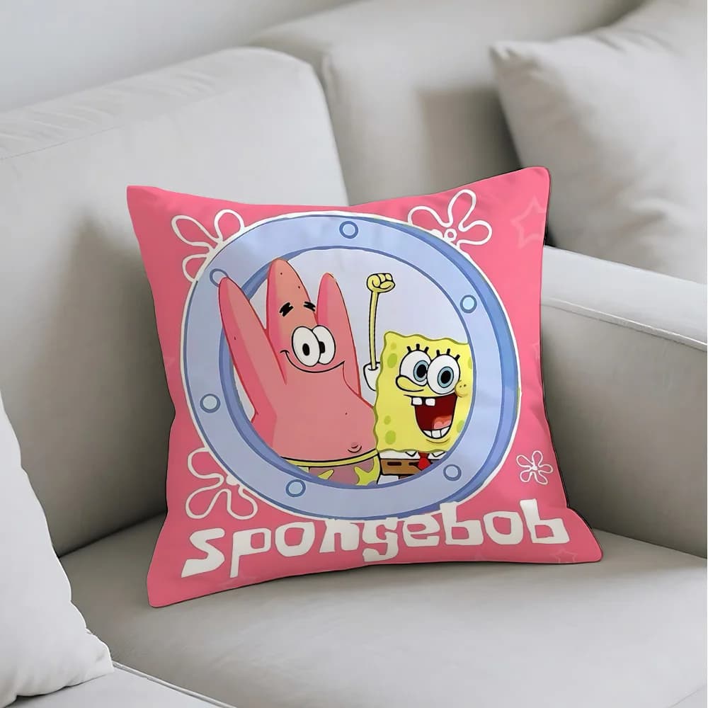 Cuscini Decorativi Kawaii SpongeBob per Divano, Federe per Cuscini, Decorazione per la Casa, Articoli per l'Autunno