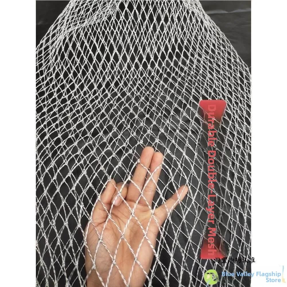 Cesto per reti da pesca artigianale, grande e profondo, a filo singolo, in polipropilene resistente e durevole, per campeggio e viaggi all'aperto