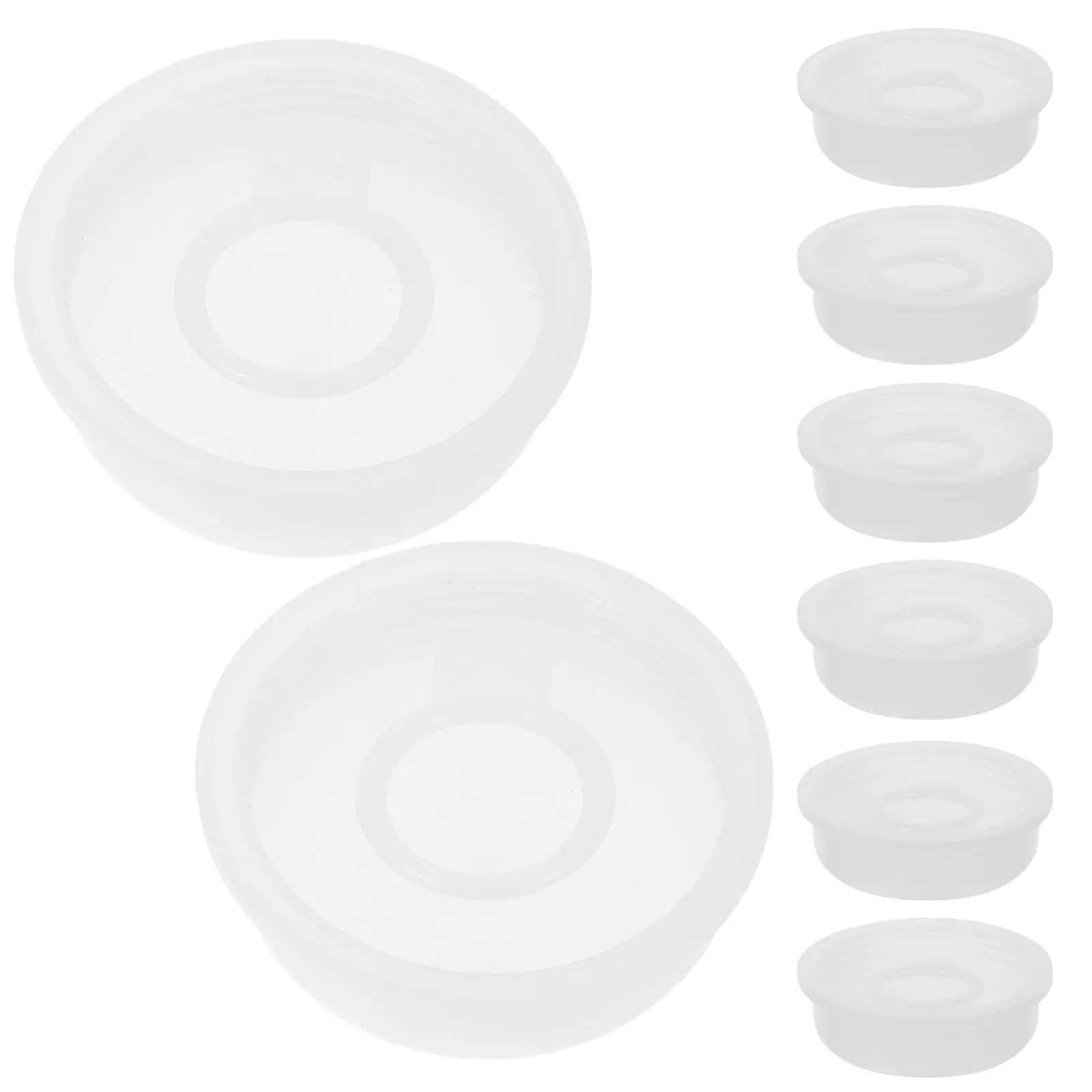 10Pcs 20-25L Heavy-Duty Plastic Chemical Pail with Airtight Pull-Ring Lid Sealing Plug for Paint Storage Bucket Lid Drum Bung