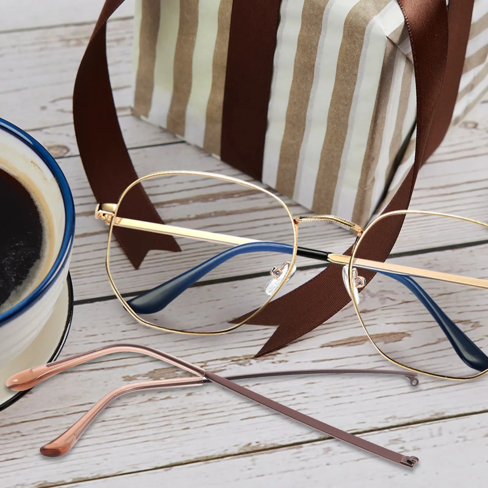 1 Auction pole for Premium Metal Spare Glasses, Universal Anti-slip Auctions for Sunglasses and Glasses Repair