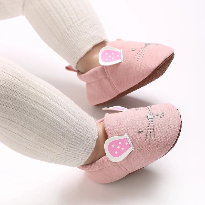 Scarpe da letto carine alla moda per neonate, comode, leggere, antiscivolo, morbide, con suola piatta, per feste primaverili all'aperto al coperto