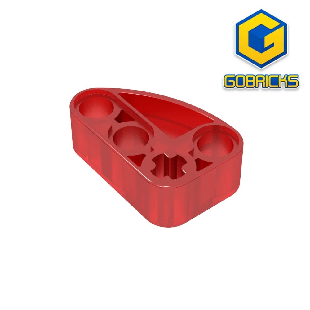 Gobricks GDS-2016 Building Blocks giocattoli Trave tecnica 2 x 3 a forma di L con quarti di ellisse spessa compatibile con lego 71708