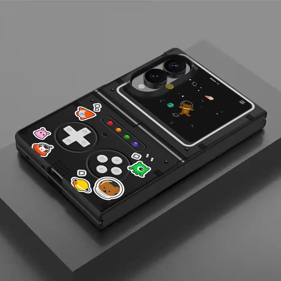 Iinteresting Game Console Luxury Phone Cover Case for Samsung Galaxy ZFold Wide Z Fold8 Wide Z Fold 8 ZFold8