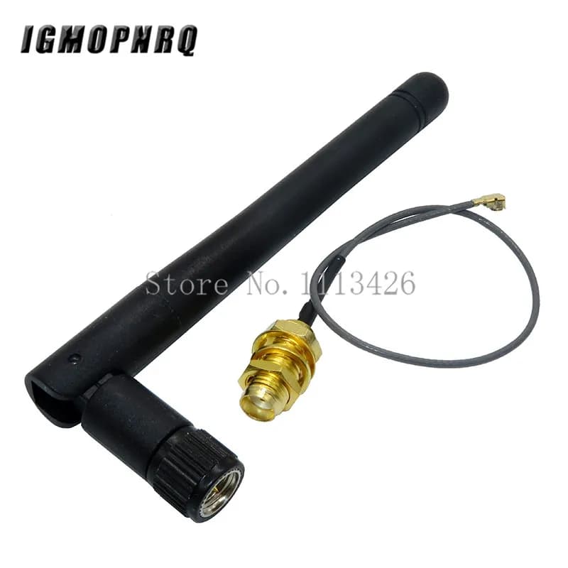 1 set ESP 8266 ESP8266 Modulo ricetrasmettitore wireless WIFI seriale MT7681 Antenna di guadagno 3DBI