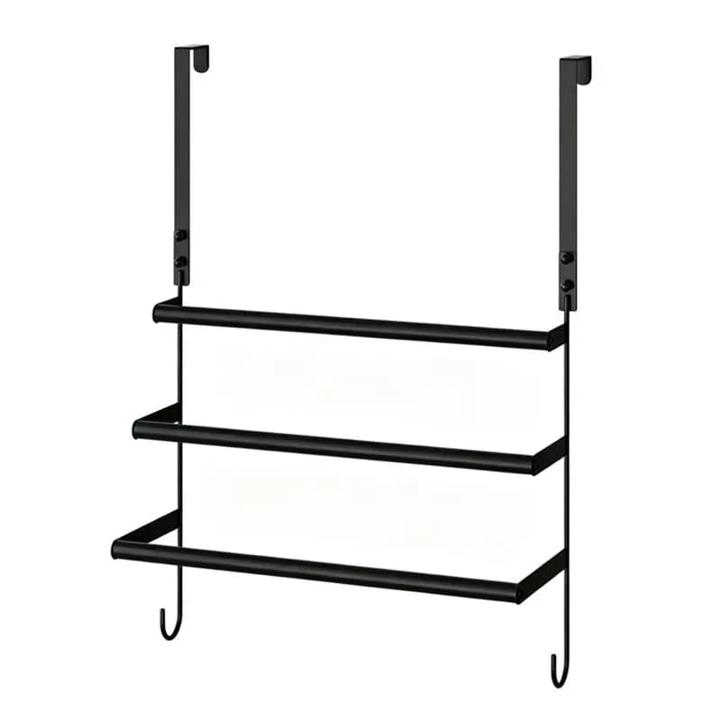 ABAE-Over The Door Towel Rack,Towel Rack With Hooks For Door Hanging, Door Towel Bar, Over Door Towel Racks