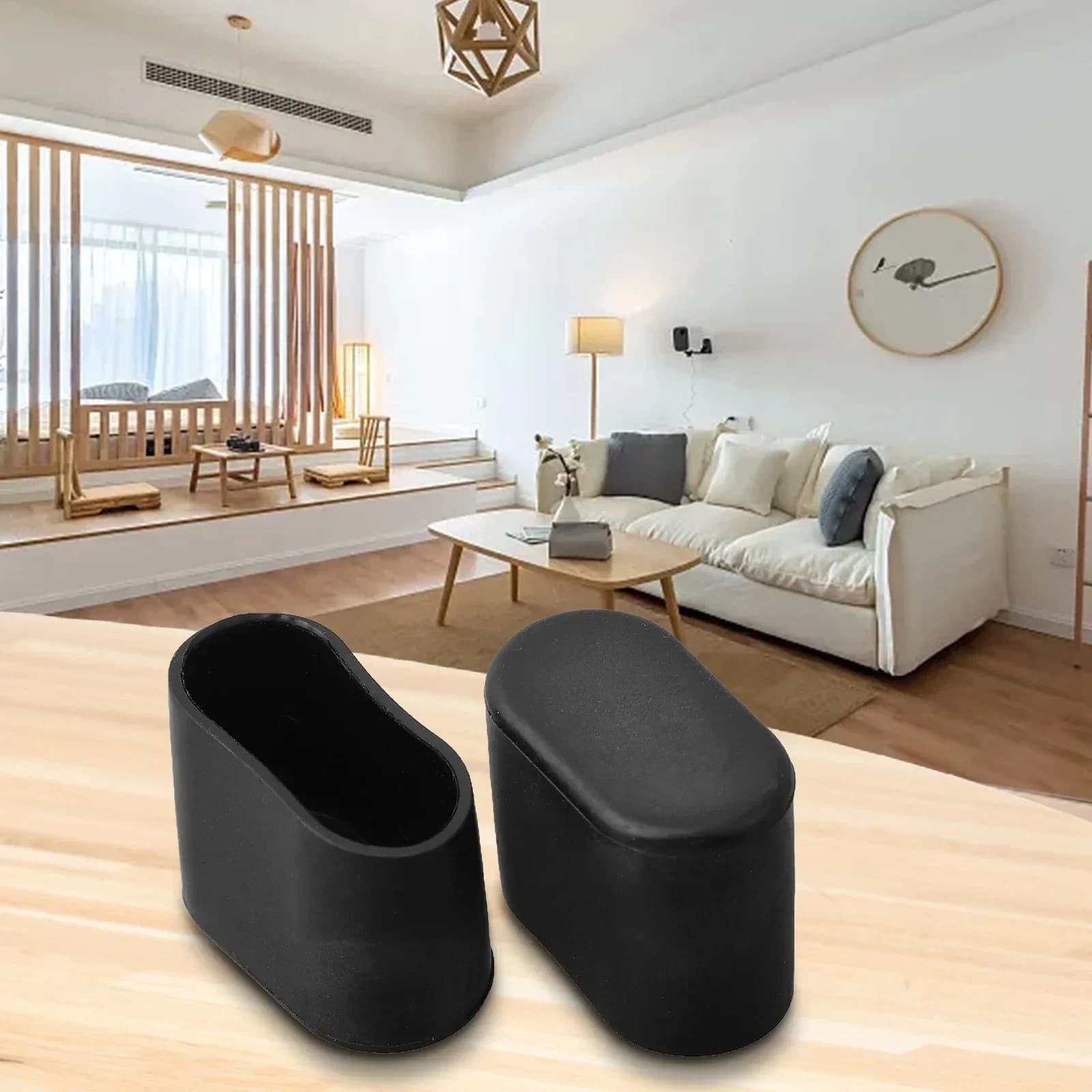10 pezzi tappi per gambe in gomma per sedie coperture ovali piedini per tavoli per mobili protezioni per pavimenti per mobili per esterni patio giardino ufficio mobili per la casa