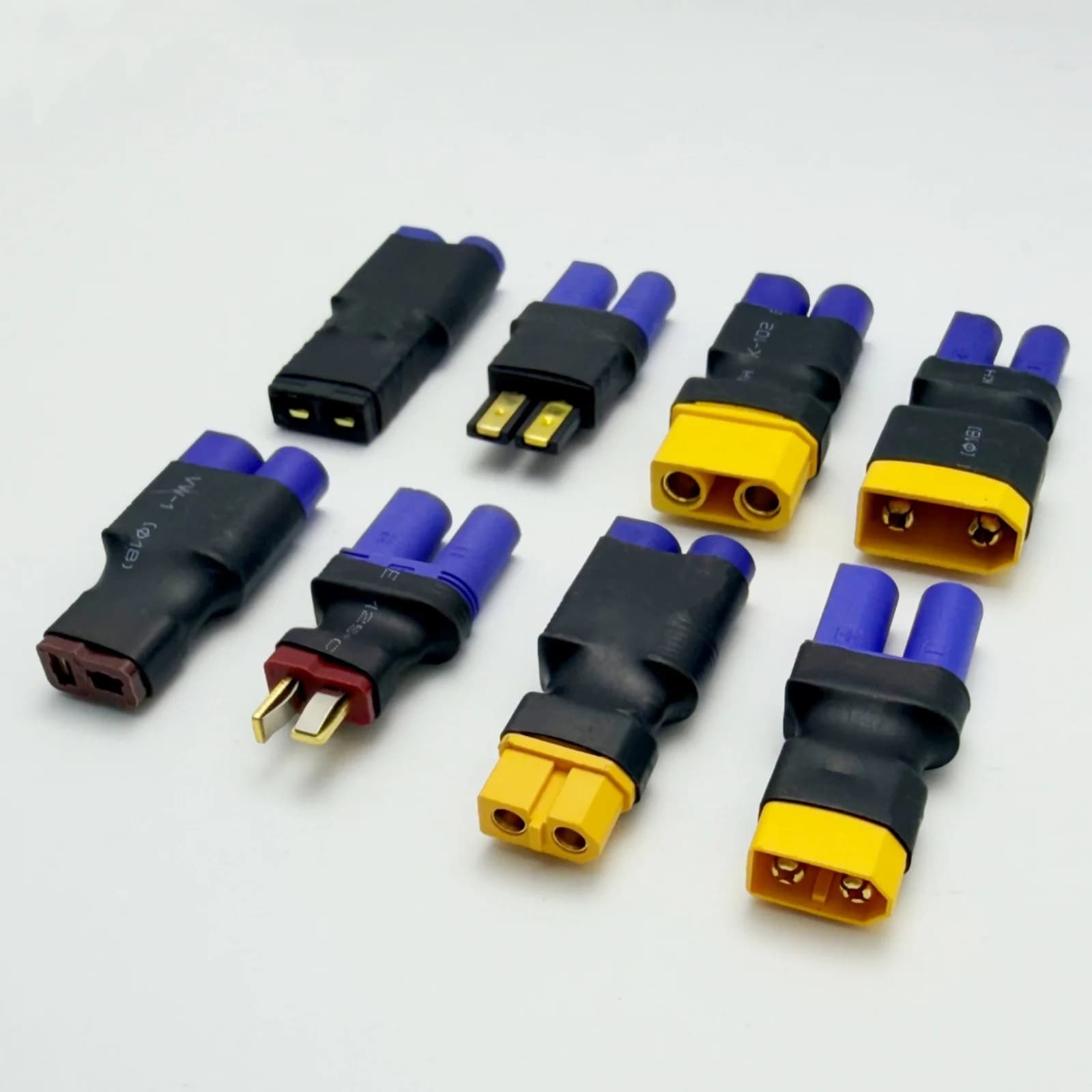 Adattatori EC5 Maschio/Femmina a XT60 XT90 Deans T-plug TRX Maschio/Femmina, Connettori per Caricabatterie EC5 per Parti di Batterie Lipo RC FPV