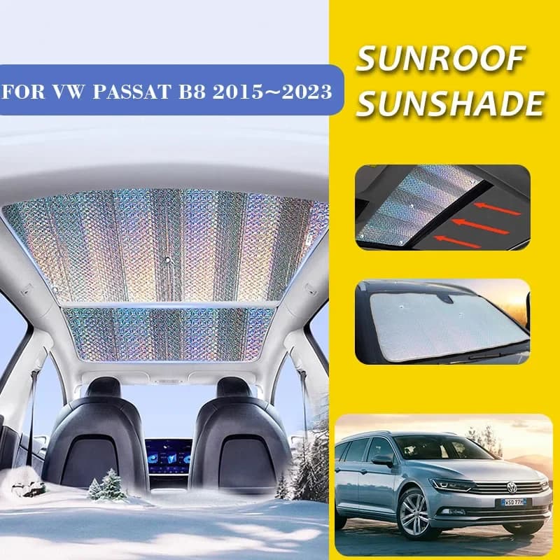 Parasole tetto apribile per Volkswagen VW Passat B8 Wagon 2015 ~ 2023 lucernario auto tetto parabrezza anti-uv isolamento termico Pad Accessorie