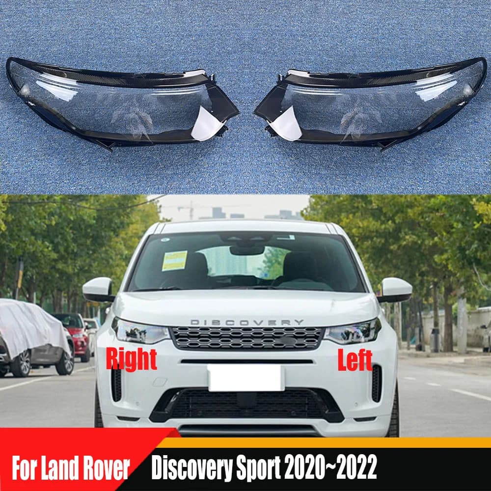 Front Headlight Lens For Land Rover Discovery Sport 2020 2021 2022 Transparent Headlamp Cover Plexiglass Lampshade