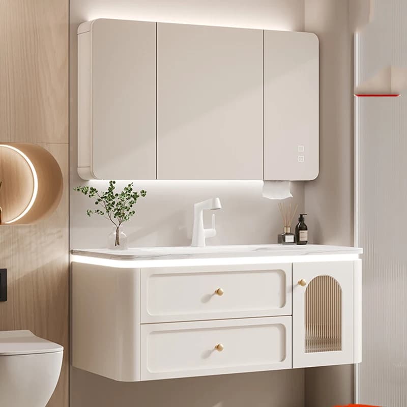 Toilette francese Mobili da bagno Lavabo Vintage Vanity Light Armadi da bagno Deposito Tocador Mueble Maquillaje Mobili